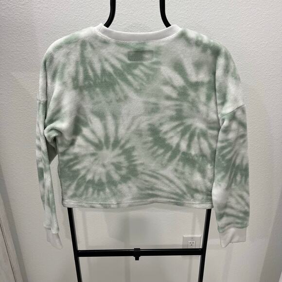 Abercrombie Kids Girl's 13/14 Tie Dye Starburst Mint Green Soft Sleepwear Top - Picture 3 of 4